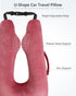 TinlyFinly Car Travel Pillow for Kids Adults, Raised Padding Head and Neck Support Car Seat Sleeping Pillow