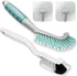 HONGSAGE 2Pcs Cleaning Brushes, Multi-Purpose Right Angle Brush Scrubbing Kitchen Coffeeroom Tearoom Deep