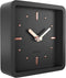 Driini Modern Mid Century Desk & Shelf Clock (Black Rose Gold) -
