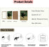 8x10 Inch Funny Black Cat Wall Art Moody Black Cat with Wine Glass Canvas Wall Decor Whimsical Animal Bar Cart Poster