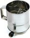 Norpro Polished 3-Cup Stainless Steel Hand Crank Sifter