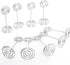 Table Number Card Holders, 25 Pack Picture Holders for Tables, Wire Shape Clips for Wedding Party, Silver