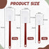 Set of 3 Commercial Silicone Spatulas for Cooking High Heat Resistant Silicone Scraper Commercial Baking Spatula for Kitchen Cooking Utensils, Red Handle, 10 Inch, 14 Inch, 16 Inch (Classic Style) by Gerrii