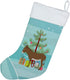 Caroline's Treasures BB9216CS Teal Cotentin Donkey Christmas Stocking, Fireplace Hanging, Holiday Party Decor