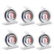 Large Dial Freezer Thermometer, 6 Pack Refrigerator Freezer Thermometer for Fridge Temperature Cooler