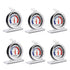 Large Dial Freezer Thermometer, 6 Pack Refrigerator Freezer Thermometer for Fridge Temperature Cooler