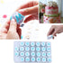 26PCS Cookie Stamp Set, Alphabet Letter and Number Fondant Cutters for DIY Cookie Biscuit Molds