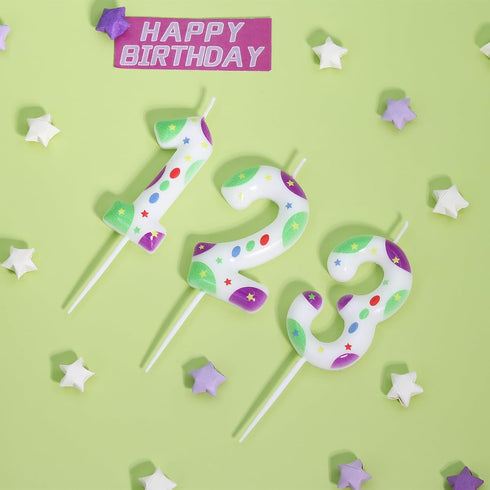 2 2) Toy Themed Cartoon Story Number Candle Cake Topper Two Infinity and Beyond Birthday Decorations Astronaut Robot