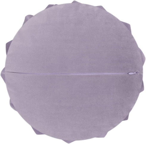 OiseauVoler 3D 12 Inch Decorative Flower Throw Pillows with Insert Included Accent Round Pillow Handmade Cushion