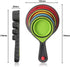 Collapsible Measuring Cups and Spoons, 8 Piece Set Portable Food Grade Silicone for Liquid & Dry Measuring