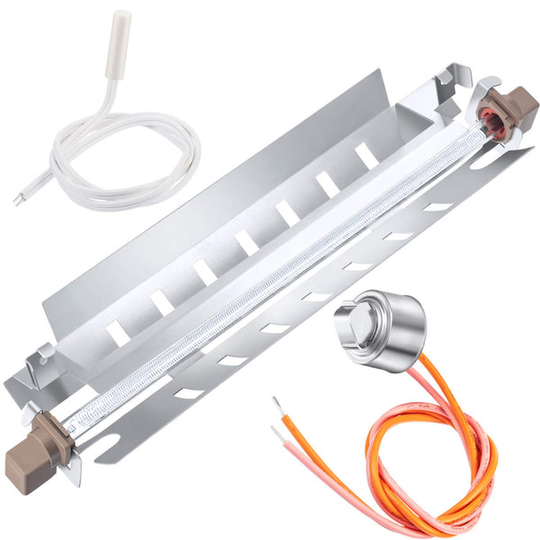 Jovitec Refrigerator Defrost Replacements, WR51X10055 Defrost Heater, WR55X10025 Temperature Sensor