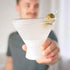 Host Stemless Martini Glasses, Double Walled Insulated Drinking Glass, Set of 2 Cocktail Glasses