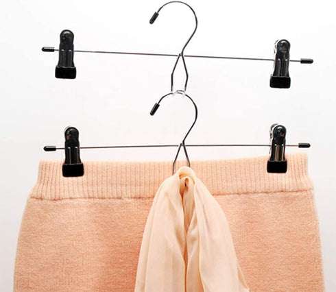 Tosnail 15 Pack Stackable Clothes Hangers, Non-Slip Clips, Add-On Hangers, Cascading Space Saving Closet Organizer