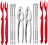 12 Pcs Crab Leg Crackers and Tools Set, Mother's Day Gifts with 2 Crackers, 4 Lobster Shellers, 6 Forks