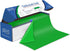 Disposable Plastic Table Cover Roll: 54in x 120ft Green Tablecloths with Easy Slide Cutter for Parties