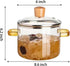 Clear Cooking Pots 1.5L(50oz) High Borosilicate Cooking Pot,Glass Cooking Pots for Stove Top Glass Saucepan,Glass Pot With Lid for Noodle,Soup,Milk,Tea by SVICCOOKQ