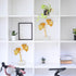 inheming Metal Ginkgo Leaf Ornaments, Gold Ginkgo Leaf Desktop Decoration Sculpture, Modern Creative Home Dcor Accents