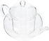 DOITOOL Glass Teapot with Infuser - Clear Tea Kettle for Stove Top, 250ML/8.5oz, Loose Tea Infuser for Home Office