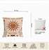 18x18 Set 4 Jartinle Hippie Pillow Covers Tarot Sun Moon Boho Throw Pillow Covers Witchy Evil Eye Celestial Cushion