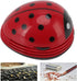 Fdit Mini Desktop Vacuum Cleaner, Portable Handheld Ladybug Sweeper for Cartoon Red Ladybird Crumb