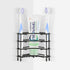 Linkidea Corner Wall Mount Toothbrush Holder for Bathroom, Stainless Steel Triangle Shelf for