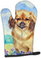 Caroline's Treasures 7078OVMT Tibetan Spaniel Oven Mitt, Heat Resistant, Thick for Hot Pans, Kitchen Glove