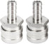 2 Pack 1/2" Barb Female Stainless Steel Quick Disconnect Fitting Connector for Homebrewing