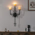 Holder3 RoomSet 1 Large Wall Sconce Candle Iron Candelabra,Gothic Victorian Metal Wall DecorOversized Wall Candle
