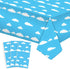 Uikeleexm Blue Sky White Clouds Birthday Party Supplies Cartoon Story Tablecloth Party Table