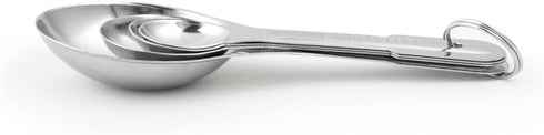 Fox Run 4-Piece Stainless Steel Measuring Scoops, 0.75 x 1.75 x 5.25 inches, Metallic