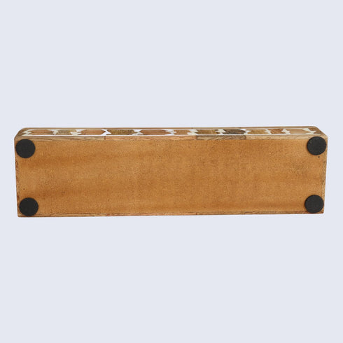 Handicrafts Home Handmade Safari Pattern Decorative Box, Storage Organizer, Boho Style Treasure Box for Keepsakes