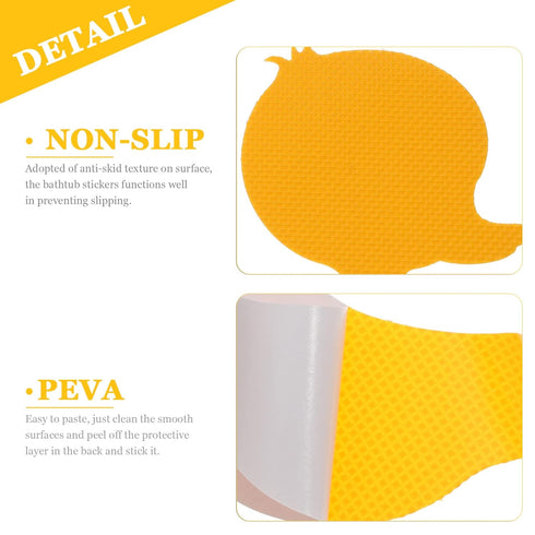 12 Toddmomy Bathtub Non Slip Stickers Pcs Anti Slip Duck Shower Decals for Kids Bathroom Safety Waterproof Adhesive