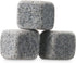 Godinger Whiskey Glass and Stones Gift Set, Includes Old Fashioned Whiskey Glasses, 6 Whiskey Rocks Chilling Stones and