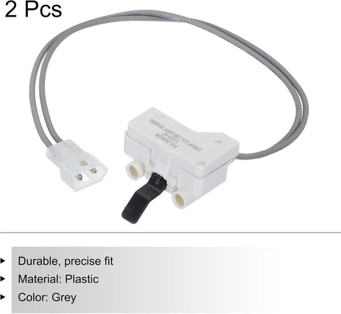 MECCANIXITY 3406108 Dryer Door Switch Replacement - Part AP6008562, PS346705, Pack of 2
