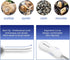 4Pcs Oyster Shucking Knife White Oyster Opener Stainless Steel Oyster Shucker New Haven Style with Non-slip Handle