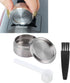 Reusable Coffee Capsule Pod with Spoon Brush, Fits Multifunctional Stainless Steel Capsule for Q NDIQ7323 Coffee Maker
