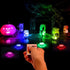 2Pack 16 Swimming Submersible LED Lights Waterproof Pool Lights Underwater with Colors, Remote Control for Aquarium
