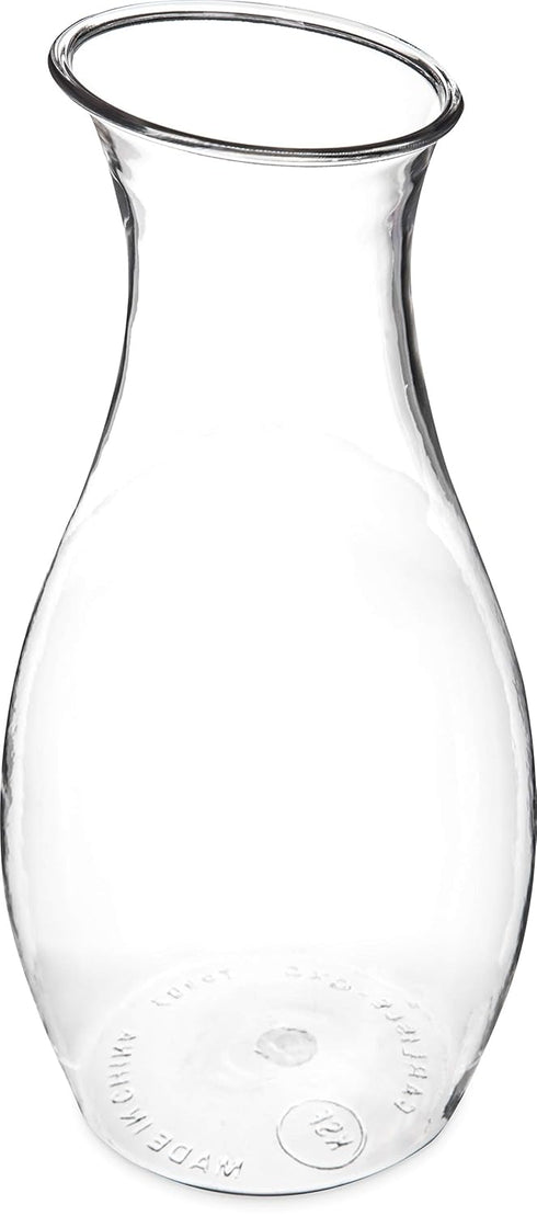 Carlisle FoodService Products Cascata Carafe Juice Jar, 1.5 L, Clear, Plastic