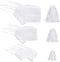 300 Pcs Disposable Drawstring Tea Filter Bags, Empty Cotton Filter Bags for Loose Tea (3.94 x 3.15 inch)