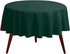Gee Di Moda Round Tablecloth - 70 Inch Hunter Green Table Cloth for 24 to 48 Inch Round Tables - Heavy Duty Washable