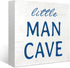 Mtrgdn Baby Boy Nursery Decor,Kids Room Decor,Little Man Cave Wooden Box Sign