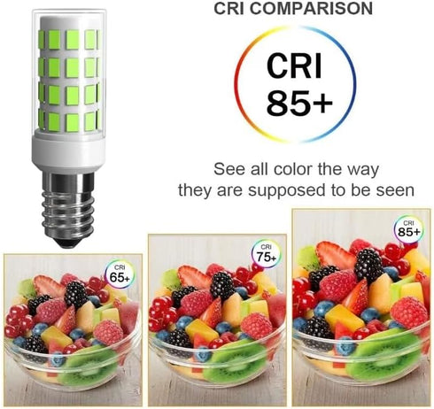 E14 Light Bulb, NOT-Dimmable E14 Socket Oven Bulb for Salt Lamp, Replacement Light Fitting, Multipurpose Small Edison