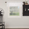 VHC Brands Farmhouse 16"x60" Valance, White Rod Pocket Kitchen Window Curtains