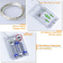 16.4ft (1pc, 1pc) Halloween Led Fairy Lights Battery Powered String Lights Battery Operated for Wedding, Home, Garden