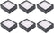 Fuyoda 6 Pack Upright Filters Replacement Compatible with iRobot Roomba E&I Series E5(5150) E6(6198) i3(3150) i4(4150)