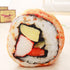 ChezMax Cute Plush Decorative Throw Pillow for Home Office Sofa, Stuffed Back Cushion, Creative Sushi Design, 18.1"