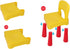 2-4 burgkidz Toddler Chair Plastic for Year Old, Kids Small Chair for Little Boys Girls, Lightweight Durable Montessori