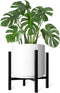 Mkono Mid Century Modern Tall Metal Indoor Plant Stand - Fits Up