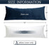 20 54 Inch MoonRest Classic Microsuede Body Pillow Pillowcase - Ultra-Soft Plush - Hidden Zipper X - Wine