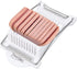 FENGCHEN Egg Slicer and Luncheon Meat Slicer - Stainless Steel with 10 Cutting Wires for Hard Boiled Eggs